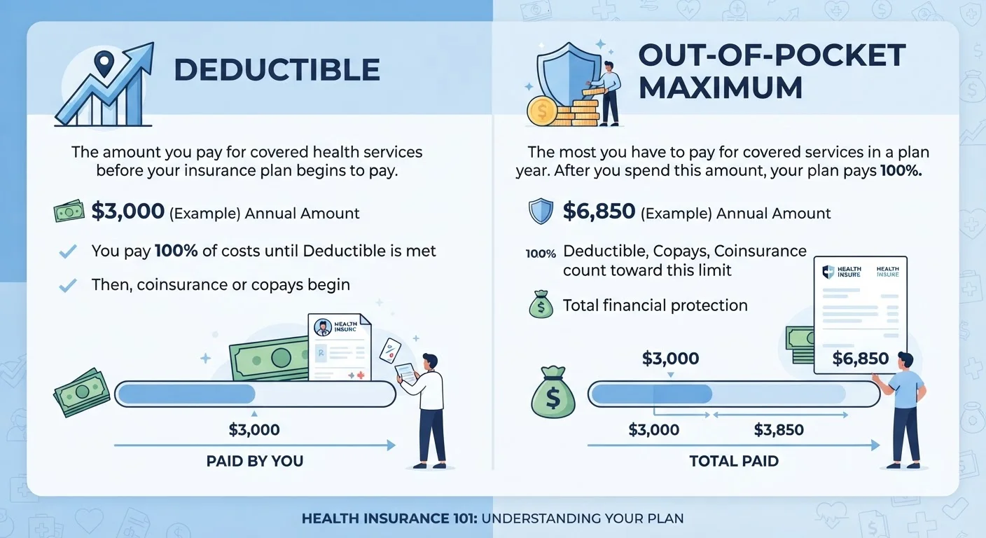 Deductible vs. Out-of-Pocket Maximum: Two Numbers That Shape Your Health Costs