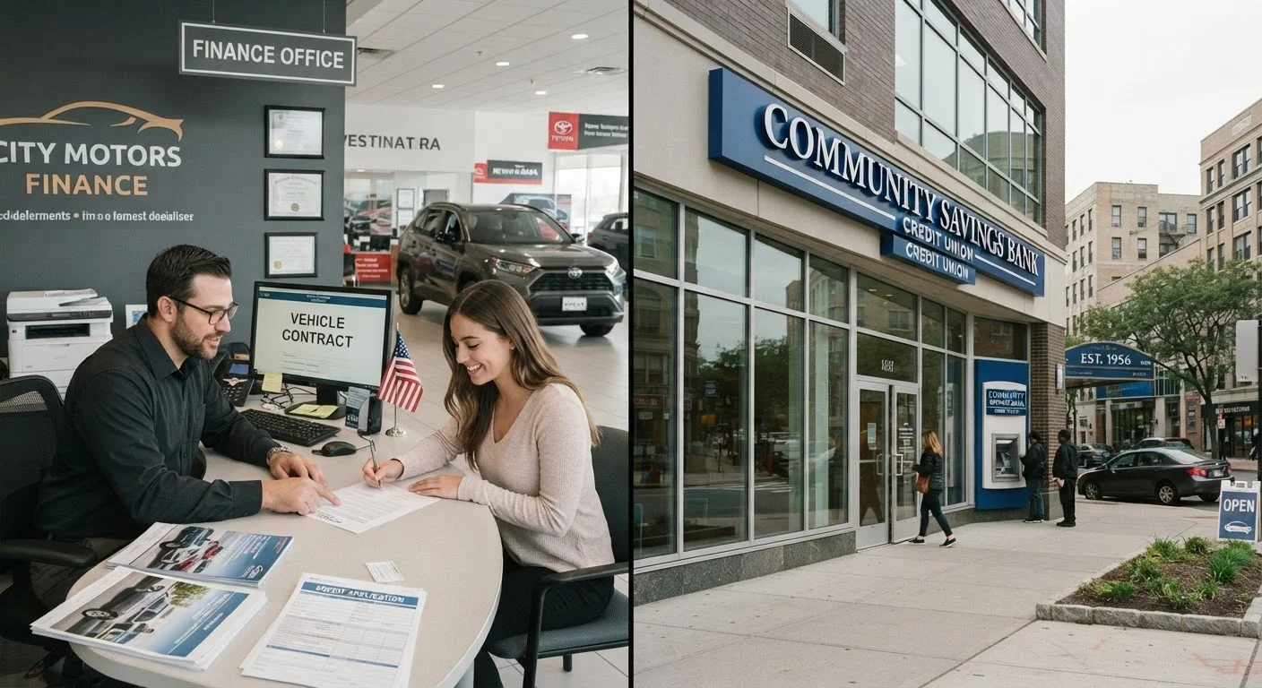 Financing a Car Through a Dealership vs. a Bank or Credit Union