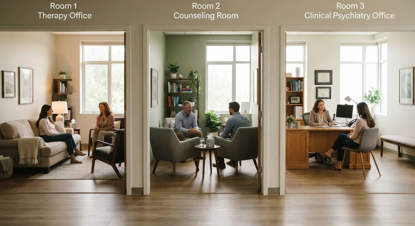 Therapy, Counseling, and Psychiatry: Understanding the Differences